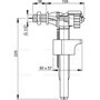 Впускной механизм Alca Plast с бок. подвод. металл. A16-1/2 №2
