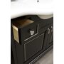 Мебель Аквародос Беатриче черная патина хром с умывальником New Klasik 100 см АР0001854 №7