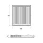 Радиатор стальной Imas 11-К 500х400 боковое подключение №2