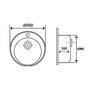 Кухонная мойка Imperial 490-A Micro Decor IMP490A06DEC160 №2
