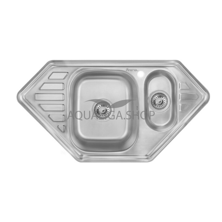Кухонная мойка Imperial 9550-С Decor с дополнительной чашей IMP9550CDECD