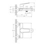 Набор смесителей для ванны и кухни (4 в 1) Imprese kit30094 №6