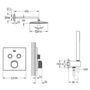 Душевая система с термостатом Grohe Grohtherm SmartControl 26405SC1 №2