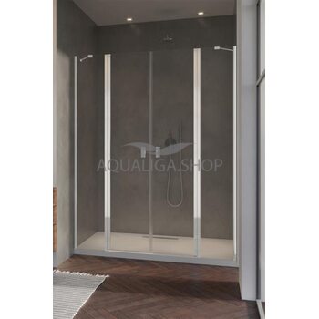 Душевая дверь 140 см прозрачное RADAWAY Nes DWD II 10037083-01-01+10041057-01-01