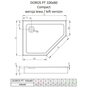 Душевой поддон RADAWAY Doros PT E Compact 100x80 левый SDRPTP1080-05L №3