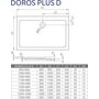 Душевой поддон Radaway Doros Plus D 80x90 SDRPD9080-01 №2