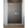 Душевая дверь 140L см прозрачная RADAWAY Essenza New DWJS 385033-01-01L+384090-01-01 №1