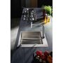Стальная мойка для кухни 550 х 500 Hansgrohe C71-F450-06 +смеситель 43201800 №3