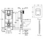 Инсталляция Grohe Rapid SL 39501000 + унитаз GROHE Bau Ceramic 39427000 Soft Close 39493000 №3