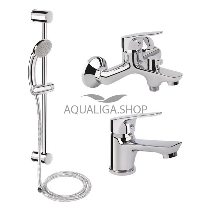 Набор смесителей для ванны Q-tap Set CRM 35-111 QTSETCRM35111