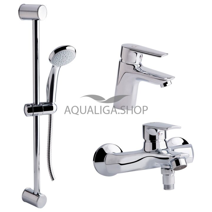 Набор смесителей для ванны Q-tap Set CRM 35-311 QTSETCRM35311