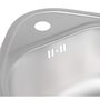 Кухонна мийка Qtap 4450 Micro Decor 0,8 мм QT4450MICDEC08 №5
