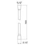 Шланг для душа 160 см Qtap Hadice PVC160C QTHADPVC160C №2
