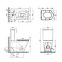 Унитаз-компакт Qtap Robin безободковый с сиденьем Soft-close QT13222141ARMB №2