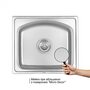 Кухонна мийка Qtap 4842 Micro Decor 0,8 мм QT4842MICDEC08 №1